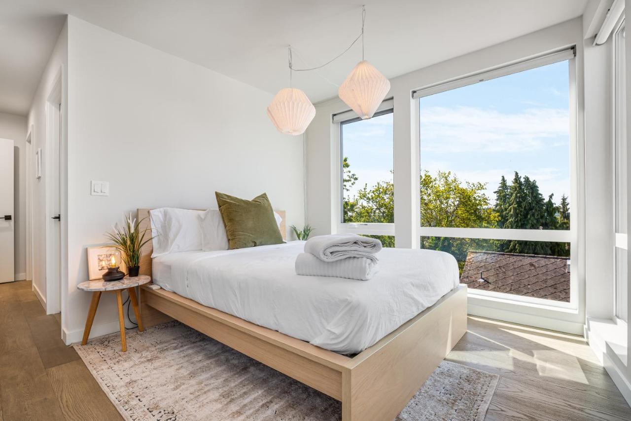 Rooftop Patio With Waterview, Private Garden & Grill 3Br 3Ba- Modern Cityscape Seattle Exterior foto